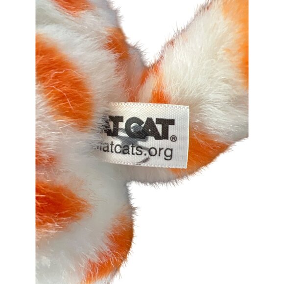 Fat Cat Steven Smith Tabby Kitty Plush Orange White Red Bowtie State Employees - Picture 5 of 6